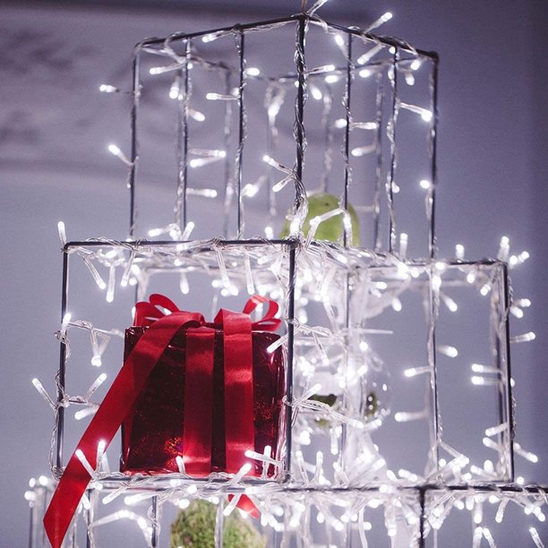 100 LED Christmas Decorative String Lights – Multi-Color Snowball Effect, Remote Control | USA Fast Shipping