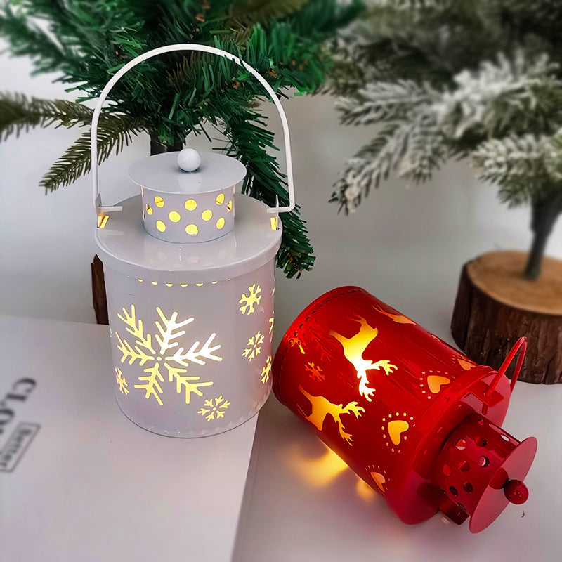 Christmas Lantern Candle Light – LED Mini Decorative Table Lamp | Holiday Home Décor | USA Fast Shipping