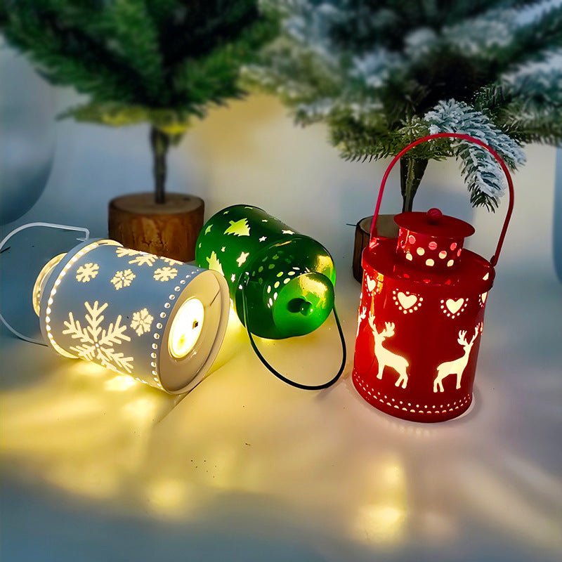 Christmas Lantern Candle Light – LED Mini Decorative Table Lamp | Holiday Home Décor | USA Fast Shipping
