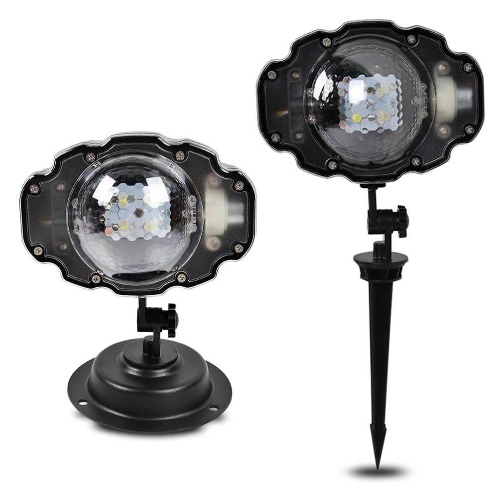 LED Christmas Snowfall Projector Light – Rotating Snowflake Effect | Outdoor & Indoor Decoration | USA Fast Shipping