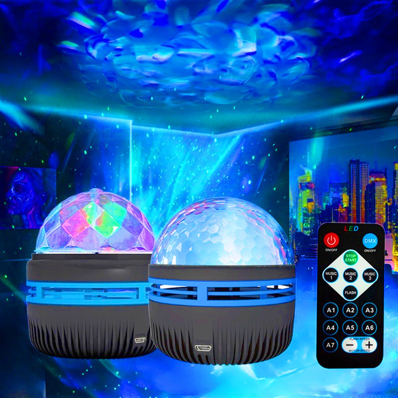 LED Star Galaxy Projector Lamp – Rotating Magic Ball, Colorful Nebula Night Light | USA Fast Shipping