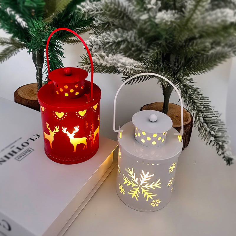 Christmas Lantern Candle Light – LED Mini Decorative Table Lamp | Holiday Home Décor | USA Fast Shipping